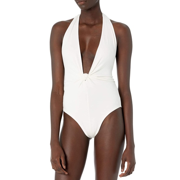 RAMY BROOK Plunging V-Neck Bodysuit Sz S - Picture 4 of 4